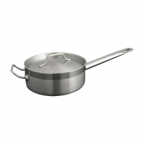 SAUTEUSE AVEC COUVERCLE 4,5 L Ø 26x8,5 CM ARGENTE INOX (1 UNITÉ) - Garcia de Pou