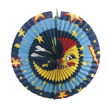 LAMPION "LUNE"  50 CM ASSORTI PAPIER (1 UNITÉ) - Garcia de Pou