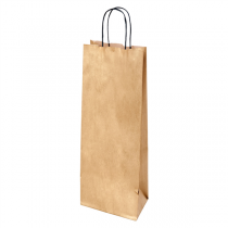 SACS SOS AVEC ANSES 1 BOUTEILLE  100 G/M2 14+8x40 CM OR KRAFT (250 UNITÉ) - Garcia de Pou