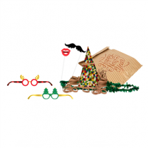 COTILLON EN SACHETS PAPIER "ECO ANTIBES"  26+8x35 CM ASSORTI (1 UNIT&Eacute;)