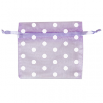 48 U. SACHETS ORGANDY AVEC FERMETURE-À POIS  12,5x17 CM LAVANDE MICROFIBRE (1 UNITÉ) - Garcia de Pou