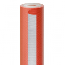 PAPIER CADEAU 50 M ROUGE-ARGENT  60 G/M2 70 CM KRAFT VERGÉ (1 UNITÉ) - Garcia de Pou