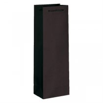 10 U. SAC PORTE-BOUTEILLES CORDE  150 g/m2 12,3+7,8x36 CM NOIR (1 UNITÉ) - Garcia de Pou