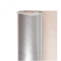 PAPIER CADEAU 100 M  60 G/M2 70 CM ARGENTE KRAFT VERG&Eacute; (1 UNIT&Eacute;)
