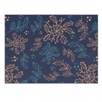 SETS DE TABLE "HOLLY" 55 G/M2 30x40 CM BLEU AIRLAID (800 UNITÉ)