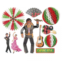 KIT DE DECORATION "HAPPY FIESTA"  65x49 CM ASSORTI CARTON (1 UNITÉ) - Garcia de Pou