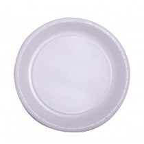 ASSIETTES RONDES EN CARTON 18cm "FIESTA " compostable-Blanc