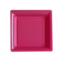 ASSIETTE JETABLE ROSE INDIEN/FUSCHIA 24cm