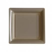 ASSIETTE JETABLE TAUPE 24cm