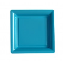 ASSIETTE JETABLE TURQUOISE 29cm