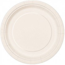 Assiette carton blanc RIGIDE Bio  ø 26 cm