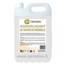 Assouplissant professionnel au savon de Marseille  - 5litres