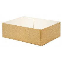 Boîte sans couvercle kraft 18x12x5 cm