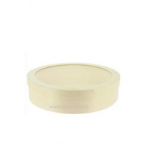 BOITE EN BOIS RONDE 26.5x26.5x6cm avec fenêtre PLEXI