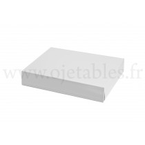 BOITE PATISSERIE BLANCHE 25x34X6