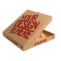 BOITE PIZZA PERSONNALISEE 26x26x4cm