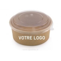 Bol en carton Eco-Kraft 500ml Personnalisé