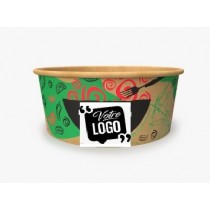 Bol en carton eco-Kraft 750ml Personnalisé