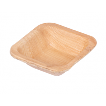 RAVIER EN PALMIER 7x7x2cm  Naturel
