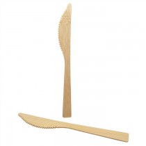 COUTEAU BAMBOU NATUREL 17CM