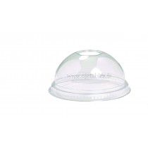 couvercle pour gobelet 40cl à 65cl-couvercle Dôme avec trou - Ø95mm-