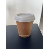 COUVERCLE POUR GOBELET CARTON 18/20cl Ø 73 MM