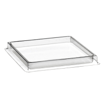 Couvercle PET pour la verrine cube cristal 70ml