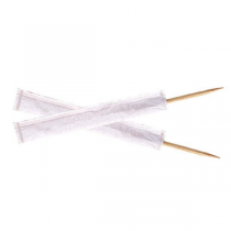 CURE-DENTS ENVELOPPÉS INDIVIDUELLEMENT 6,5 CM