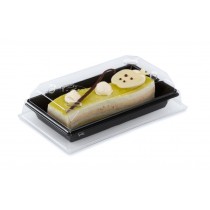 BARQUETTE SUSHIS NOIRE 115X55 avec couvercle