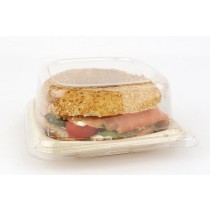 Couvercle assiette naturel biodegradable 14 cm