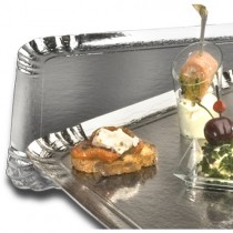 PLATEAU TRAITEUR ARGENT 19x28cm 