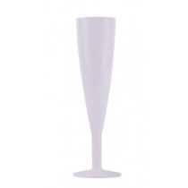 Flute transparente incassable & réutilisable -13cl PP 