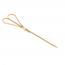 Piques c&oelig;ur en bambou 12 cm