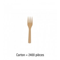 Fourchettes rigide 9cm Bambou Economique