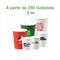 Gobelet carton personnalisé 7oz