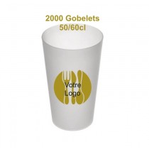 GOBELET REUTILISABLE 50CL/60CL PERSONNALISE