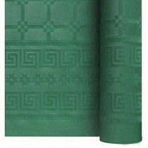  ROULEAUX DE NAPPE VERT SAPIN DAMASSE 1m20x25m 