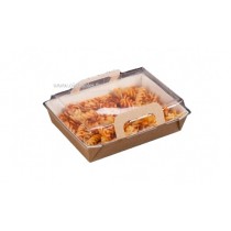 Panier repas chaud 850ml couvercle compris