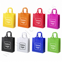 Sac tissus non tiss&eacute; 32x15x49 cm 80gr/m2 personnalis&eacute; 1 couleur - Couleur du sac au choix