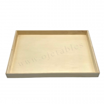 28 Plateaux en bois 380x273x30mm