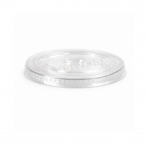 COUVERCLE PLAT SANS TROU POUR COUPE DESSERT 9oz /260ml personnalis&eacute;e en 1 couleur 