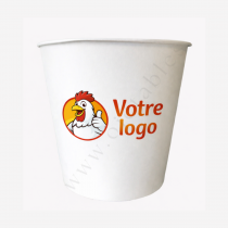 Bucket Carton 3L personnalis&eacute; Multicouleurs