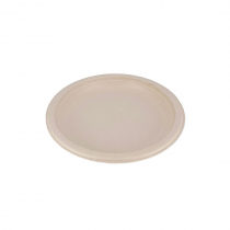 Assiette biod&eacute;gradable ronde 23cm