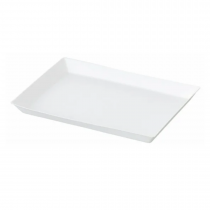 Assiette Cubik fibra 180x130 biod&eacute;gradable