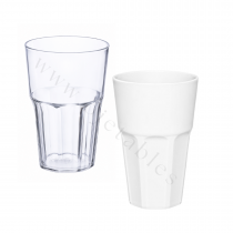 Verre Mojito incassable et r&eacute;utilisable en SAN 40 cl - Blanc ou transparent