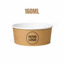 Pot &agrave; glace personnalis&eacute; Multicouleurs 160cc