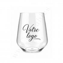 Verre Vivo &agrave; eau incassable et r&eacute;utilisable en Tritan 40 cl - Personnalis&eacute; 1 couleur 