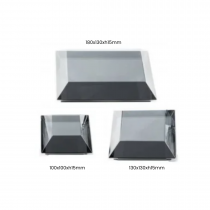 KIT ravier 3 CUBIK noir "SF" (pour 100 plateaux)