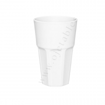 Verre Mojito incassable et r&eacute;utilisable en SAN 40 cl - Blanc