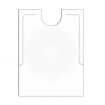 BAVOIRS POUR ADULTE 38,3x48 CM BLANC CPE